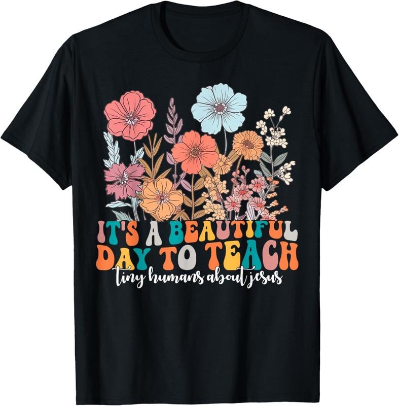 100% Cotton Retro I Teach Tiny Humans About Jesus Christian Teacher T-Shirts, Hoodie, Sweatshirt