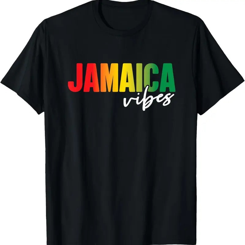 100% Cotton Retro Jamaica Vibes Jamaican Girls Womens Vacation Souvenir T-Shirt Hoodie Sweatshirt | PrintMintTees.com