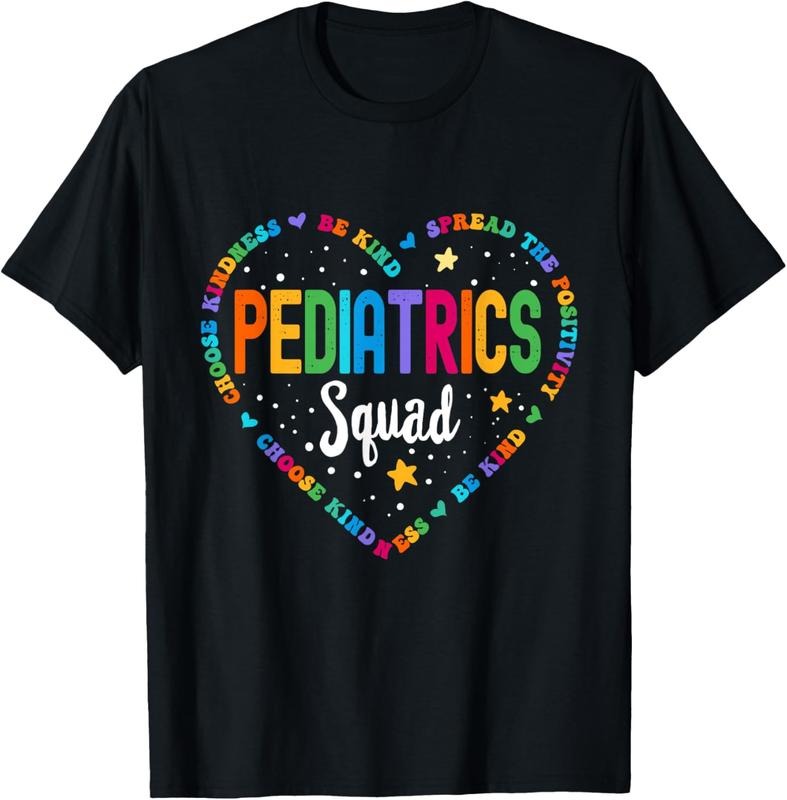 100% Cotton Retro Pediatrics Squad Heart Peds Registered Nurse School T-Shirt Hoodie, Sweatshirt | PrintMintTees.com