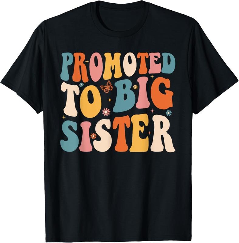 100% Cotton Retro Promoted Big Sister Big Sis Teens T-Shirts, Hoodie, Sweatshirt