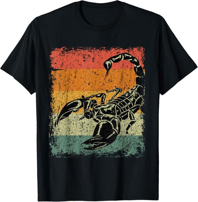 100% Cotton Retro Scorpion Gift Vintage Scorpion T-Shirt Hoodie Sweatshirt | PrintMintTees.com