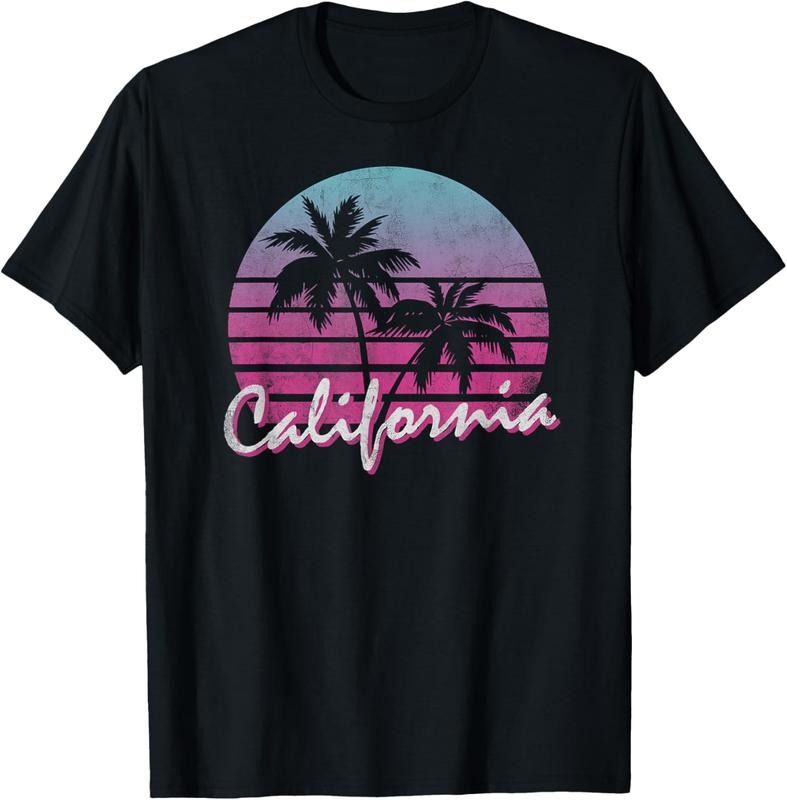 100% Cotton Retro Vintage 70s 80s Throwback Surf California T-Shirt Hoodie, Sweatshirt | PrintMintTees.com