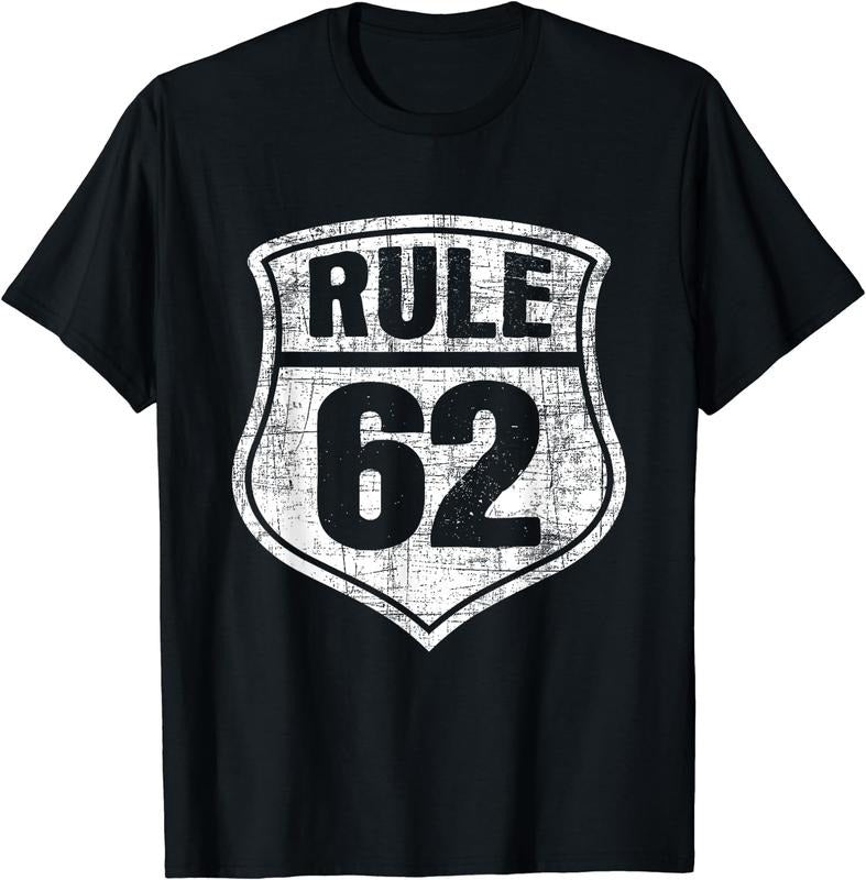 [100% Cotton]Rule 62 - Sobriety Anniversary Recovery Sober AA NA T-Shirt Hoodie Sweatshirt | PrintMintTees.com