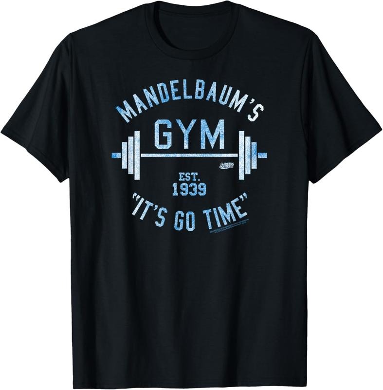 100% Cotton Seinfeld Mandelbaum's Gym T-Shirt Hoodie Sweatshirt | PrintMintTees.com