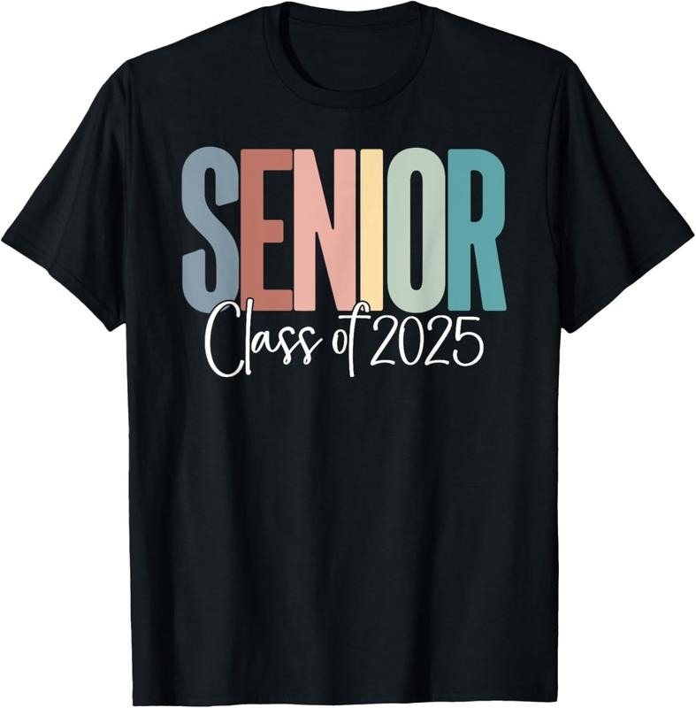 100% Cotton Senior 2025 Class of 2025 T-Shirt Hoodie Sweatshirt | PrintMintTees.com