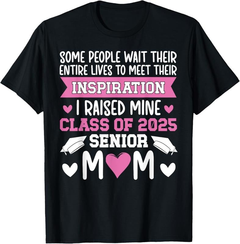 100% Cotton Senior 2025 Mom Class Of 2025 Mother Proud Senior 2025 Mama T-Shirt Hoodie, Sweatshirt | PrintMintTees.com