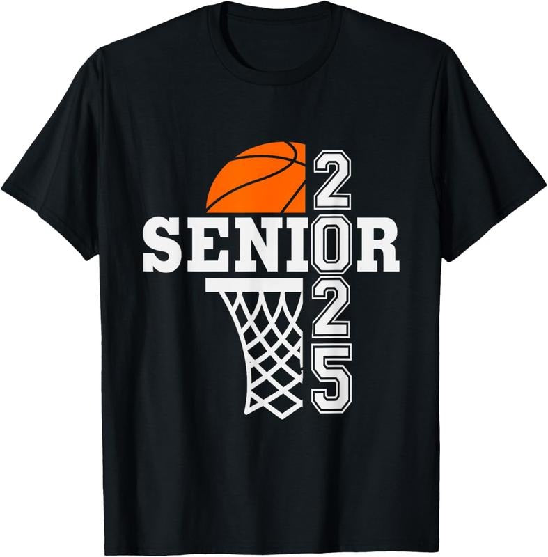100% Cotton Senior Class of 2025 basketball sports seniors boys team T-Shirt Hoodie, Sweatshirt | PrintMintTees.com