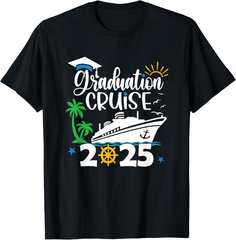100% Cotton Senior Graduation Trip Cruise 2025 Aw Ship Party Cruise T-Shirt Hoodie Sweatshirt | PrintMintTees.com