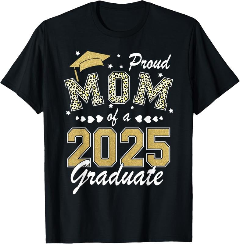 100% Cotton Senior Mom Class 2025 Proud Mom Graduate Heart Mom T-Shirts, Hoodie, Sweatshirt