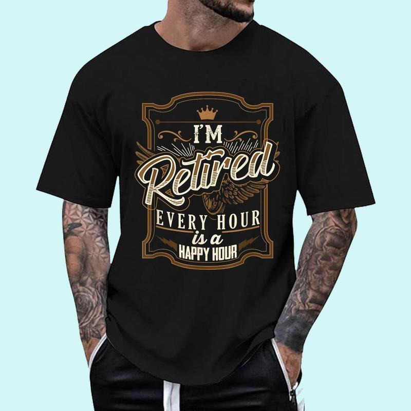 [100% Cotton Shirt] Retirement Funny I_m Retired Shirt Hoodie Sweatshirt