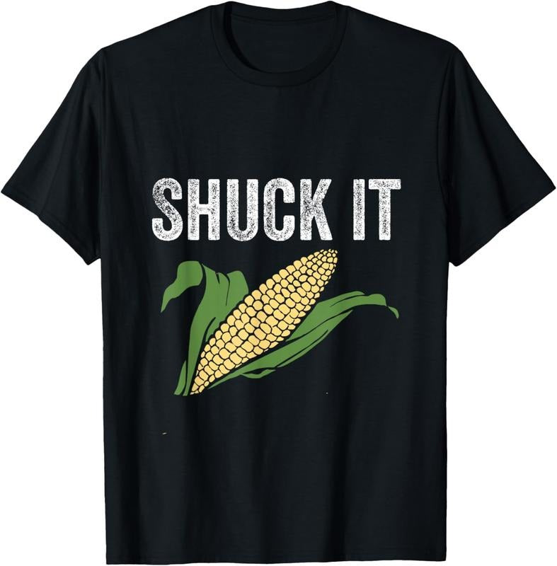 100% Cotton Shuck It Funny Farmer Corn Lover Market Festival Gift T-Shirt Hoodie, Sweatshirt | PrintMintTees.com