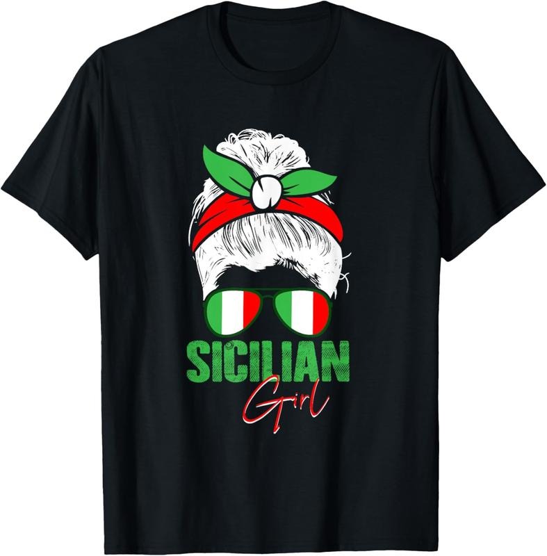 100% Cotton Sicilian Girl Sicily T-Shirt Hoodie Sweatshirt | PrintMintTees.com