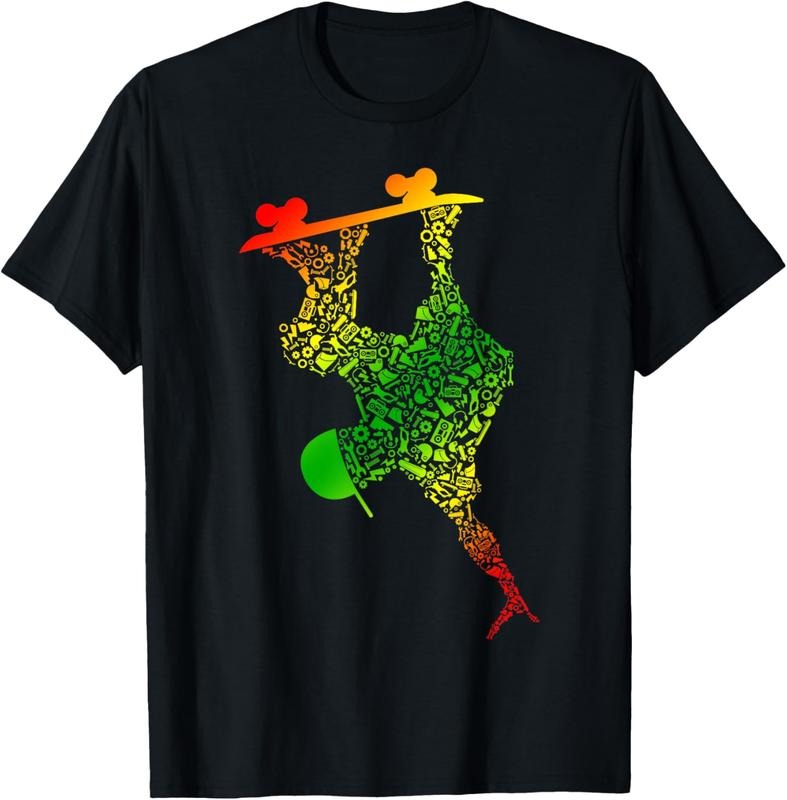 100% Cotton Skateboard Shirts Skateboading Gear Skater T-Shirts, Hoodie, Sweatshirt