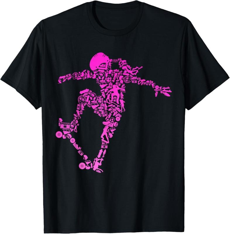100% Cotton Skater Girl Skateboarder Girl Skateboard Gift T-Shirt Hoodie, Sweatshirt | PrintMintTees.com