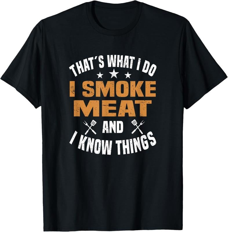 100% Cotton Smoking Meat BBQ Grilling Smoker Smoked Meat T-Shirt Hoodie, Sweatshirt | PrintMintTees.com