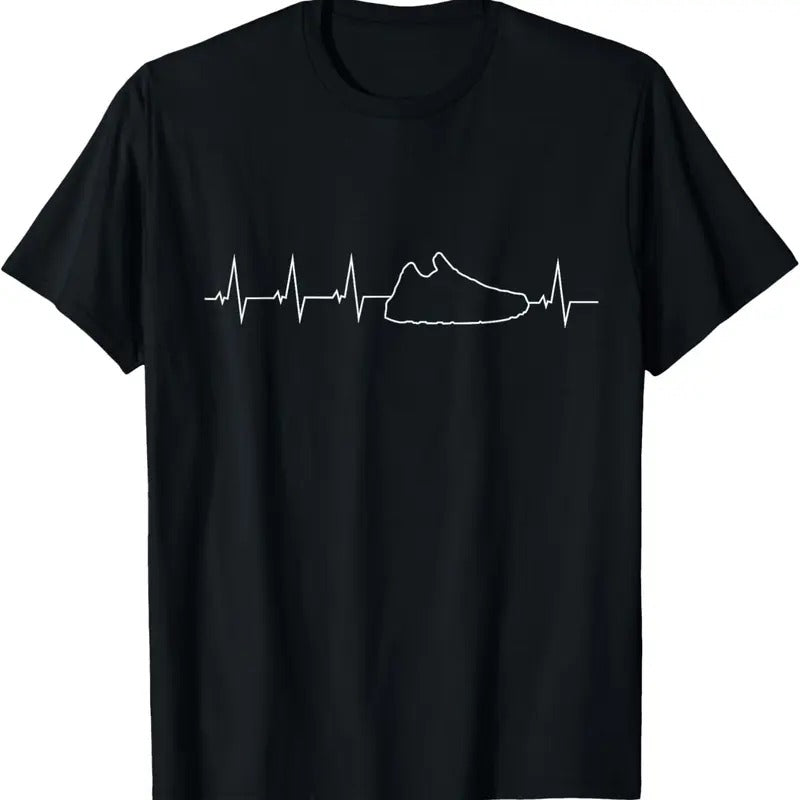 100% Cotton Sneakerhead Shirt Heartbeat, sneaker tee for kicks addicts T-Shirt Hoodie Sweatshirt | PrintMintTees.com