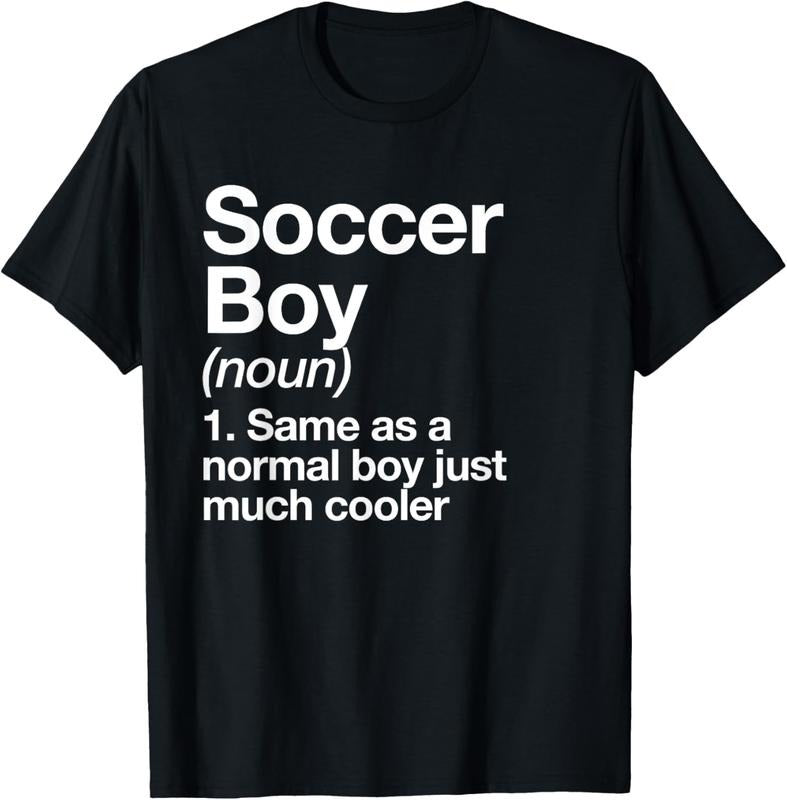 100% Cotton Soccer Boy Definition Funny Sports T-Shirt Hoodie Sweatshirt | PrintMintTees.com