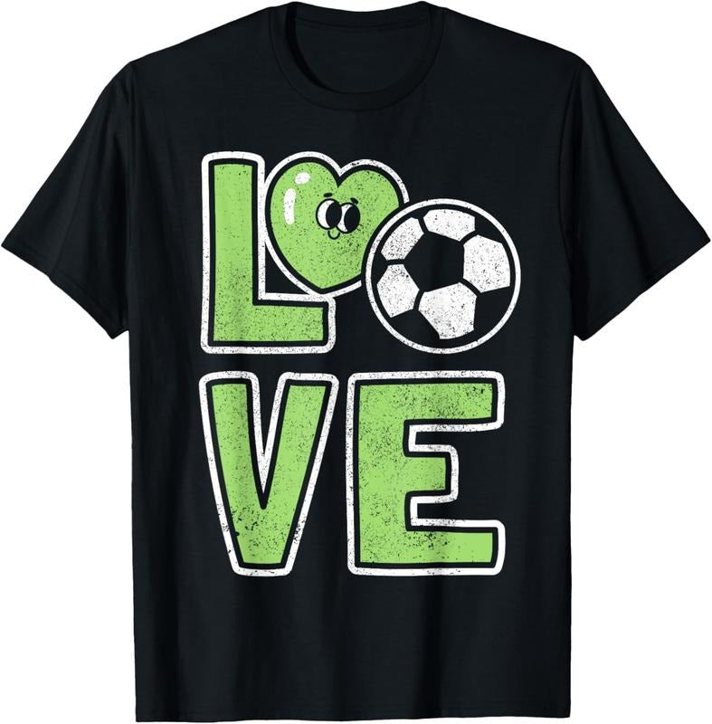 100% Cotton Soccer Love Fan Player Cute T-Shirt Hoodie, Sweatshirt | PrintMintTees.com