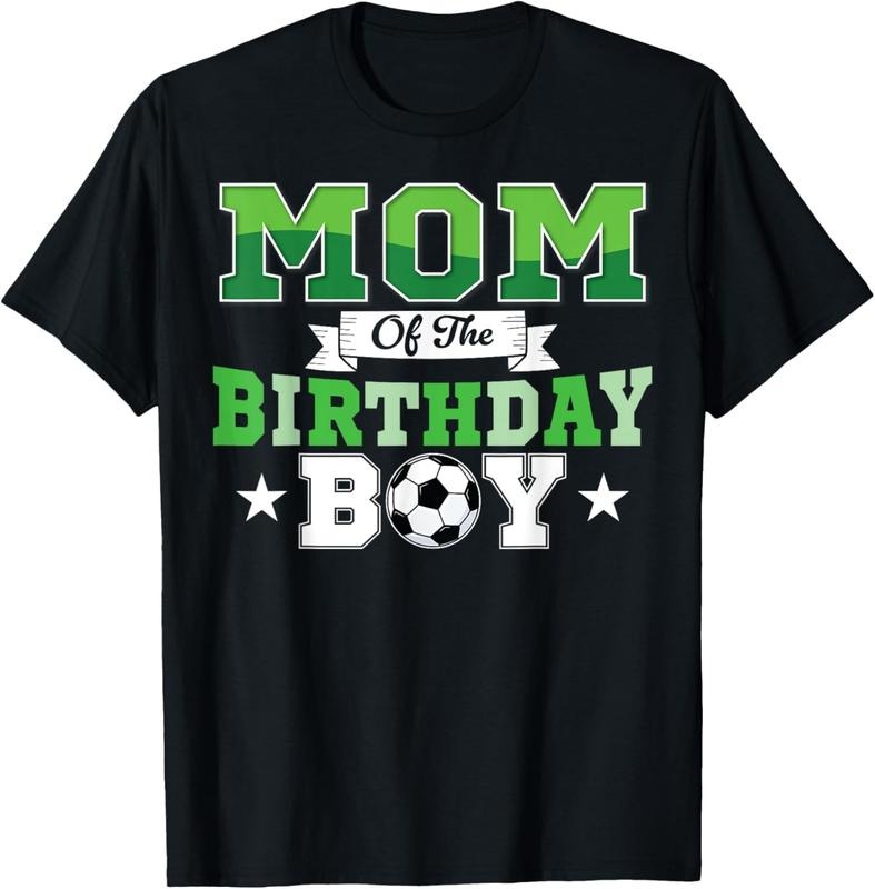 100% Cotton Soccer Mom Birthday Boys Party Family Matching T-Shirt Hoodie, Sweatshirt | PrintMintTees.com