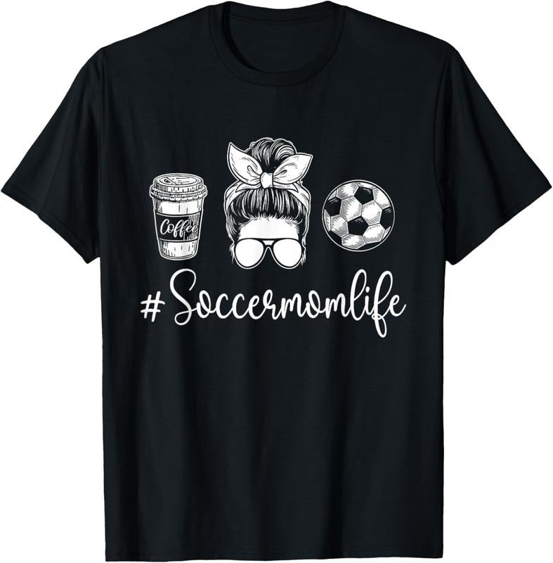 100% Cotton Soccer Mom Life - Soccer Lover Soccer Mom T-Shirt Hoodie Sweatshirt | PrintMintTees.com