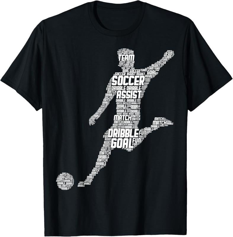 100% Cotton Soccer Player Men  Boys T-Shirt Hoodie Sweatshirt | PrintMintTees.com