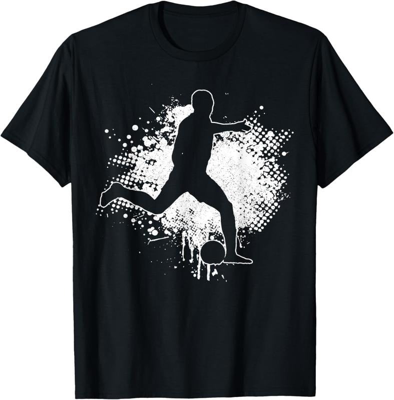 100% Cotton Soccer Player Sports Vintage Men Boys Soccer T-Shirtstyle{n002}2 T-Shirts, Hoodie, Sweatshirt | PrintMintTees.com
