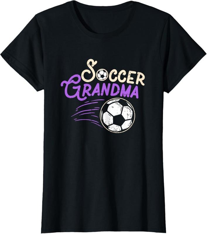 100% Cotton Soccer grandma T-Shirt Hoodie Sweatshirt | PrintMintTees.com