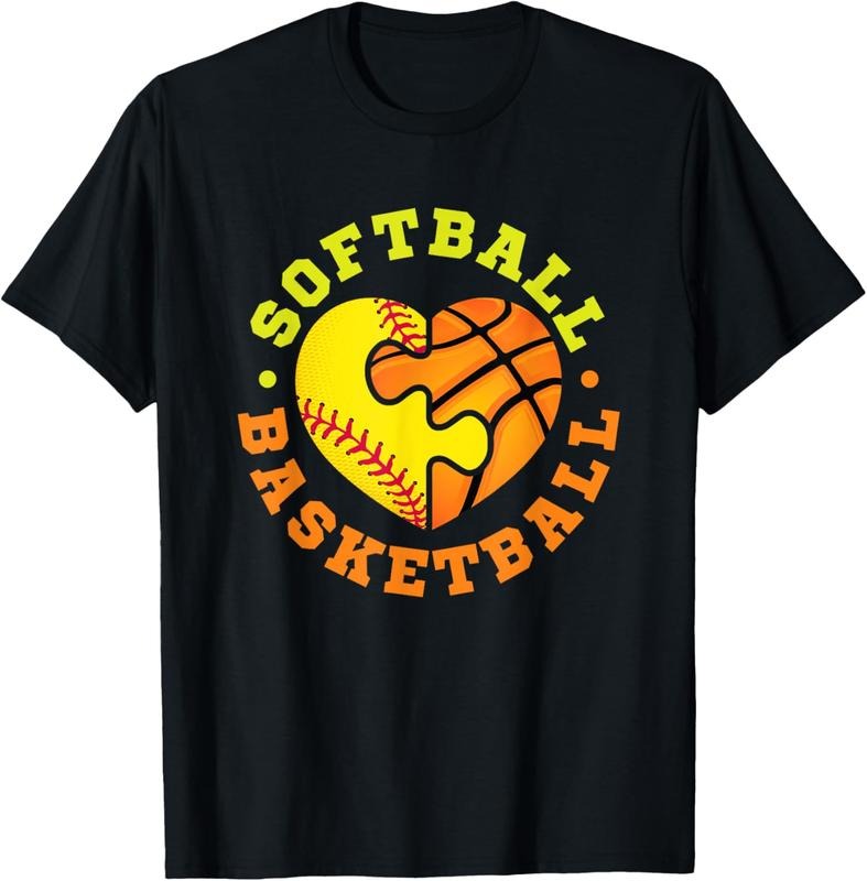 100% Cotton Softball Basketball T-Shirt Hoodie Sweatshirt | PrintMintTees.com