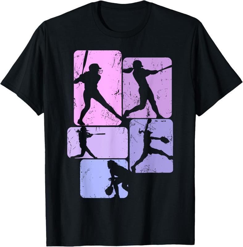 100% Cotton Softball Girl Shirt Hoodie Sweatshirt