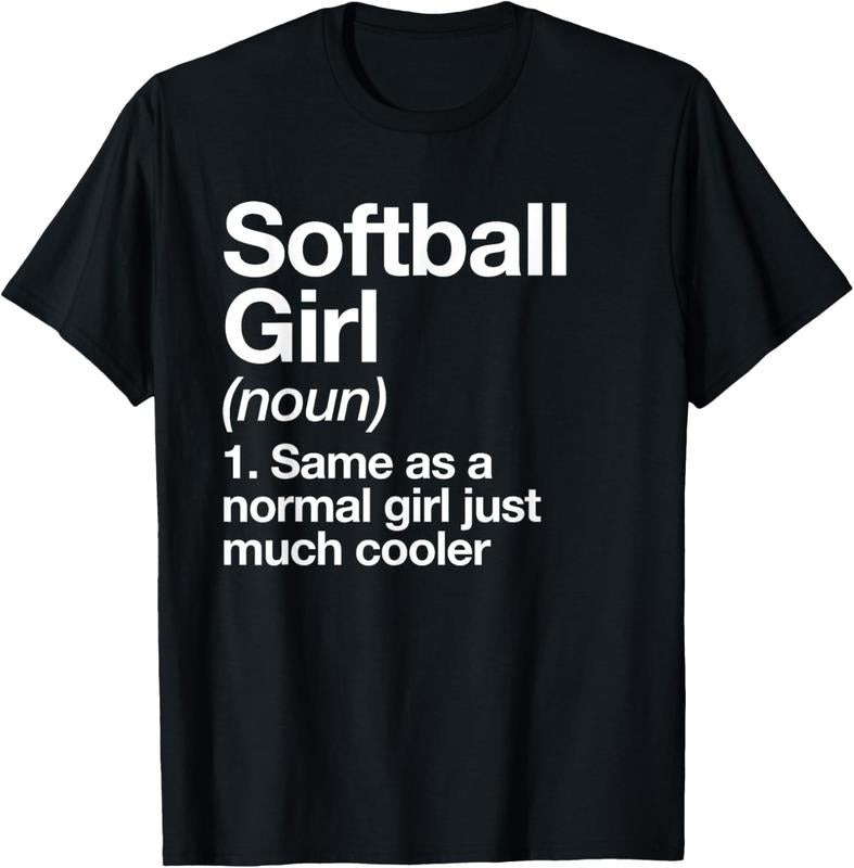100% Cotton Softball Girl Definition Funny & Sassy Sports T-Shirts, Hoodie, Sweatshirt