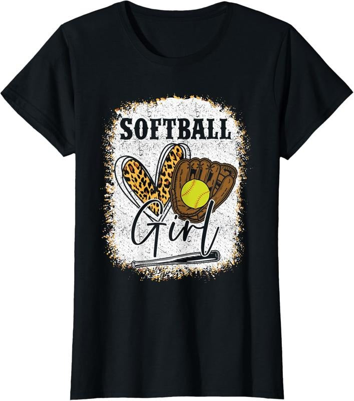 100% Cotton Softball Girls Softball T-Shirt Hoodie Sweatshirt | PrintMintTees.com