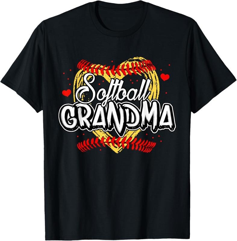 100% Cotton Softball Grandma T-Shirts, Hoodie, Sweatshirt