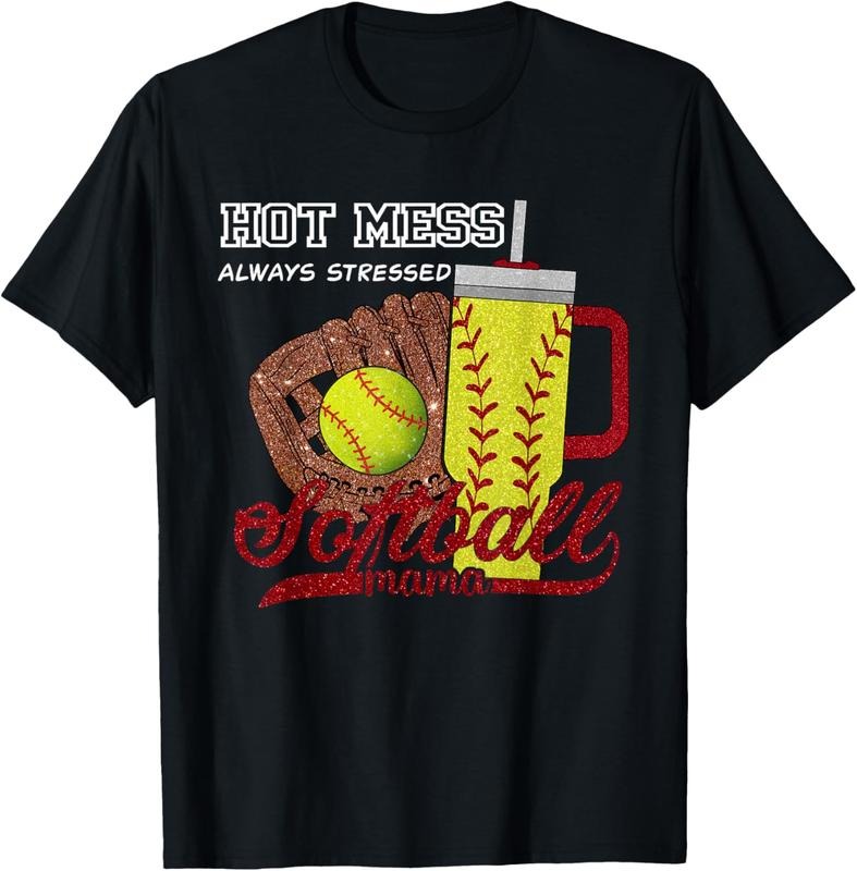 100% Cotton Softball Mom Game Day Vibes Mothers Day Women Softball Mama T-Shirt Hoodie, Sweatshirt | PrintMintTees.com