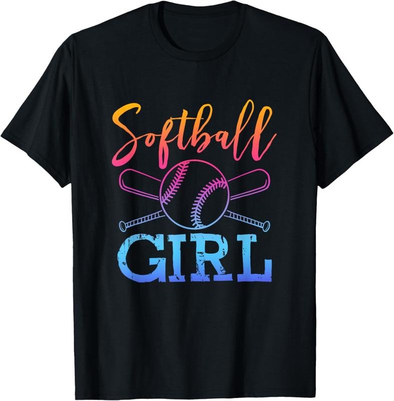 100% Cotton Softball Shirt Girls Softball Player Softball Girl T-Shirt Hoodie, Sweatshirt | PrintMintTees.com
