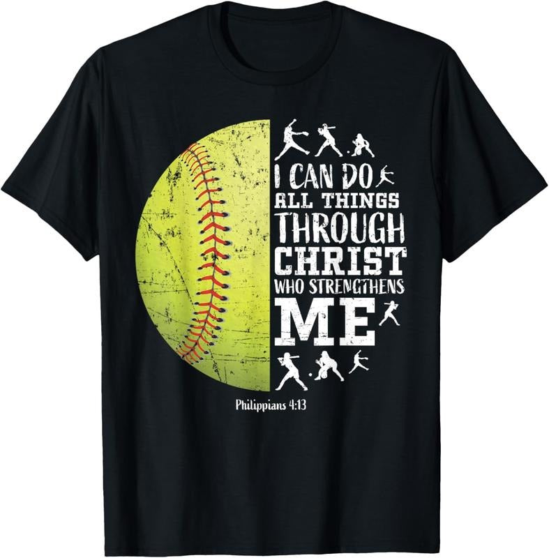 100% Cotton Softball Shirts For Women Gifts Softball T Shirts Teen Girls T-Shirt Hoodie, Sweatshirt | PrintMintTees.com