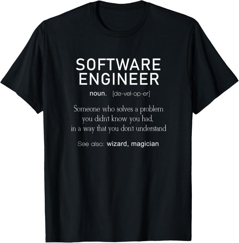 100% Cotton Software Engineer Definition Shirt Coder Definition T-Shirts, Hoodie, Sweatshirt