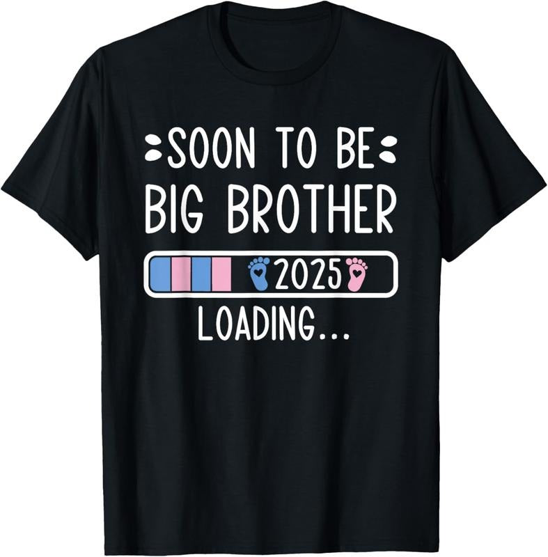 100% Cotton Soon Be Big Brother 2025 Loading Pregnancy Announcement T-Shirts, Hoodie, Sweatshirt