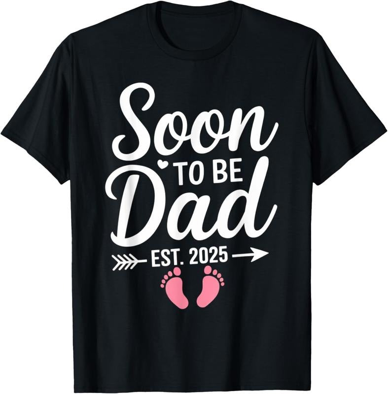 100% Cotton Soon Be Dad 2025 Pregnancy Announcement Est 2025 Loading T-Shirts, Hoodie, Sweatshirt