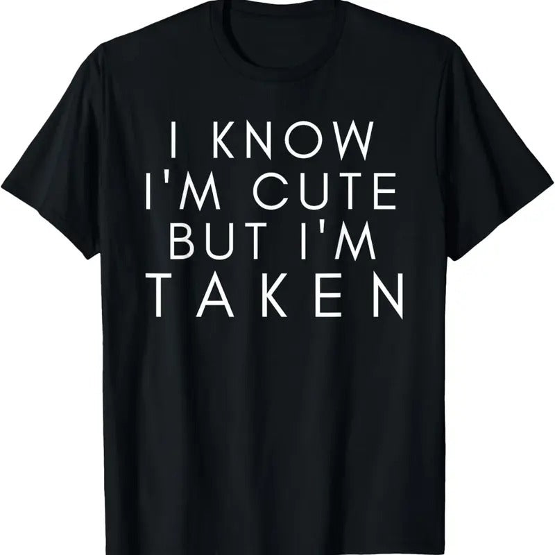 100% Cotton Sorry I'M Taken T Shirt Boyfriend Girlfriend Taken Couples Shirt Hoodie Sweatshirt