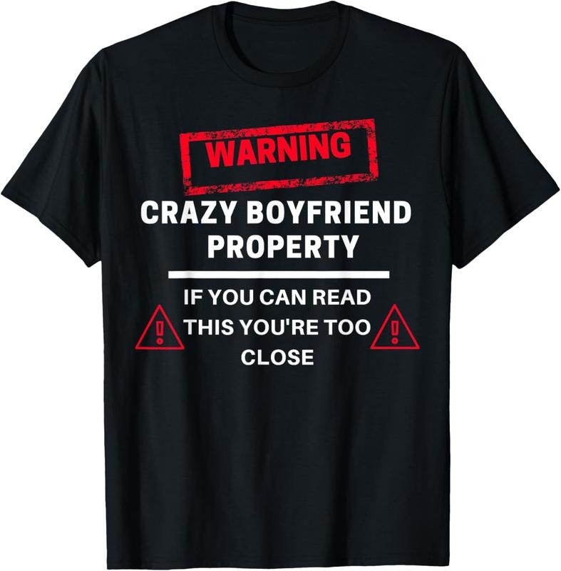 100% Cotton Sorry i'm Taken Tshirt Taken by a Crazy Boyfriend Girlfriend Hoodie Sweatshirt | PrintMintTees.com