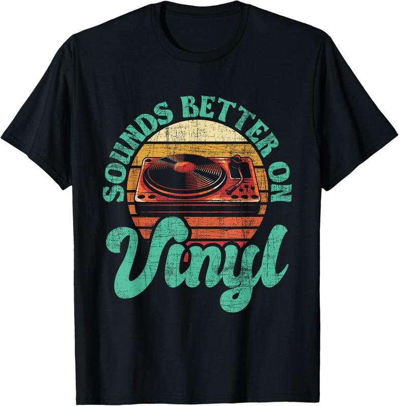 100% Cotton Sounds Better Vinyl Music Lover Disc Records Collector T-Shirts, Hoodie, Sweatshirt