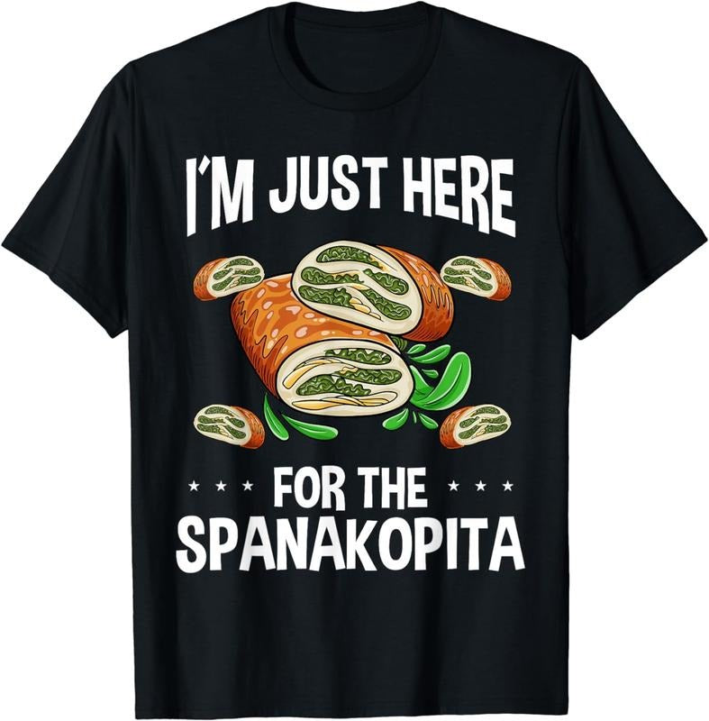 [100% Cotton]Spanakopita Spinach Greek Cuisine Greek Spanakopita Lover T-Shirt Hoodie Sweatshirt | PrintMintTees.com