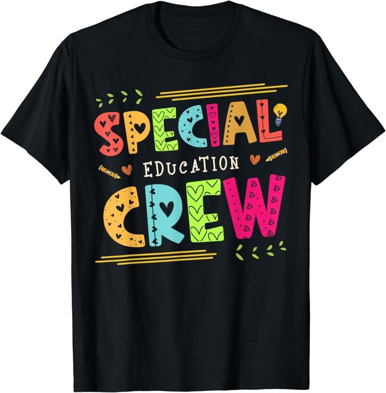 [100% Cotton]Special Education Crew - Teacher Special Education T-Shirt Hoodie Sweatshirt | PrintMintTees.com