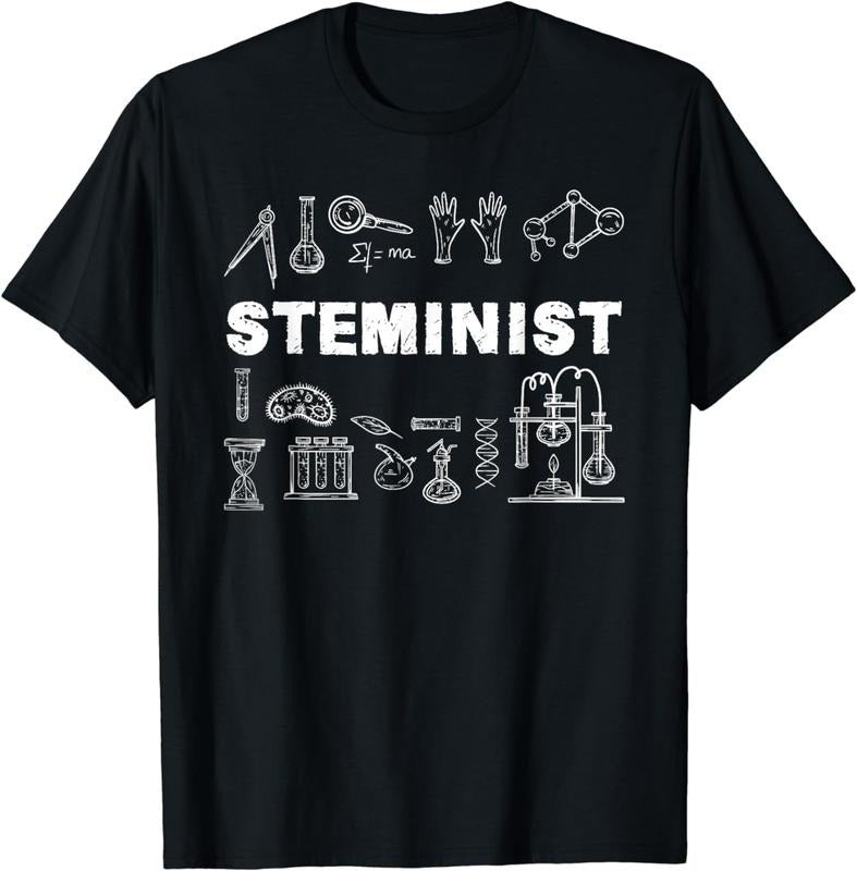 [100% Cotton]Steminist Science Technology Engineering Math Female STEM T-Shirt Hoodie Sweatshirt | PrintMintTees.com