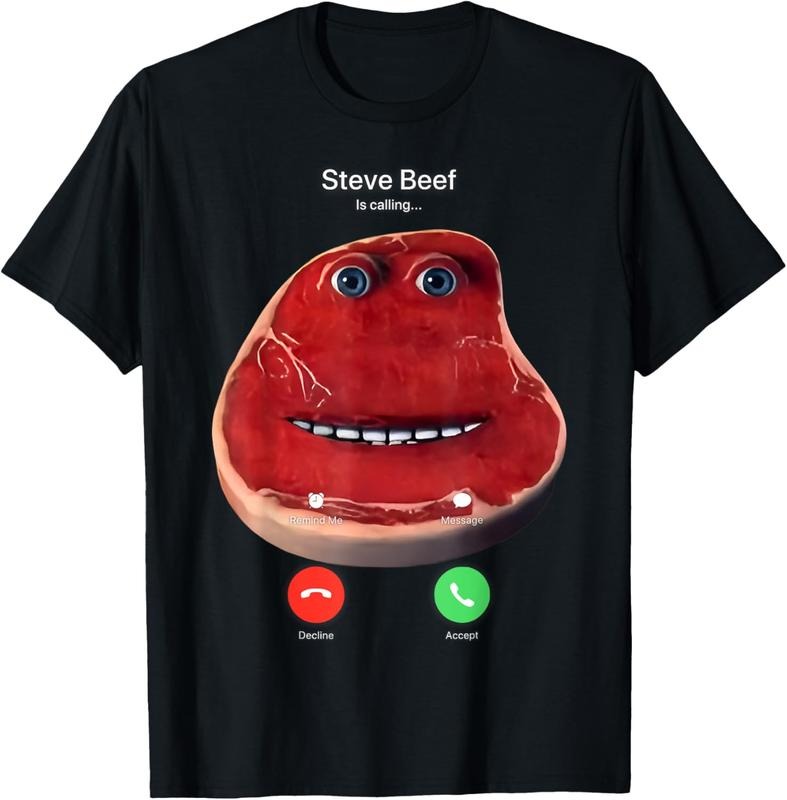 100% Cotton Steve Beef Is Calling T-Shirt Hoodie, Sweatshirt | PrintMintTees.com