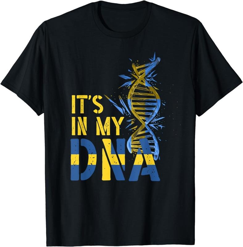 [100% Cotton]Sweden It's In My DNA Design For People With Swedish Roots T-Shirt Hoodie Sweatshirt | PrintMintTees.com