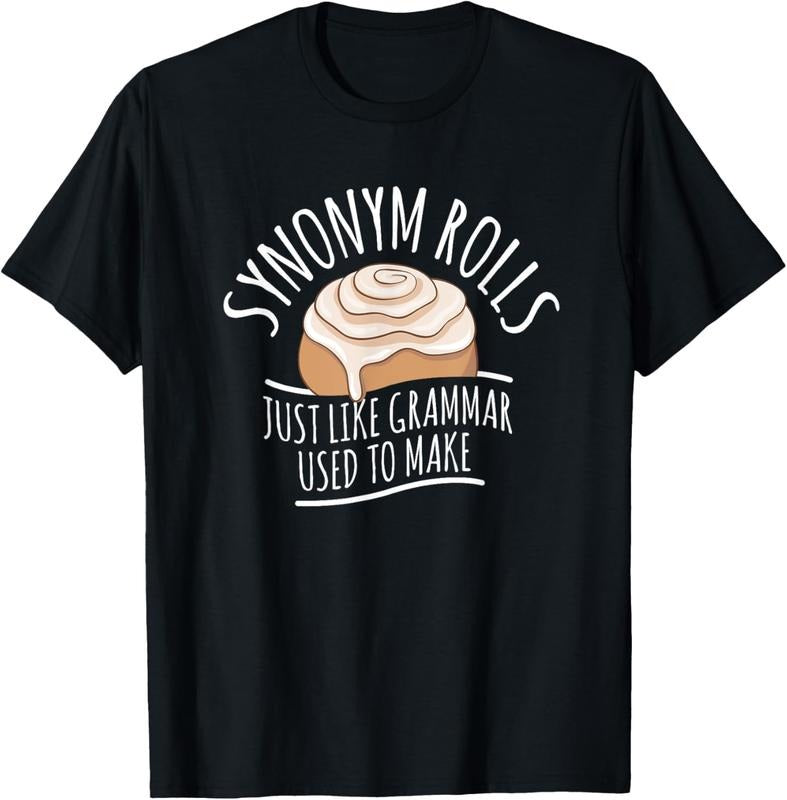 100% Cotton Synonym Rolls Funny English Grammar Pun T-Shirts, Hoodie, Sweatshirt