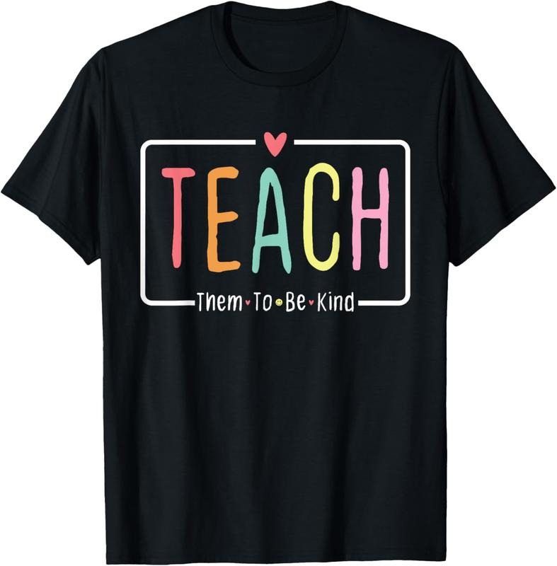 100% Cotton Teacher Life School Anti Bullying Teach Them To Be Kind Cute T-Shirt Hoodie, Sweatshirt | PrintMintTees.com