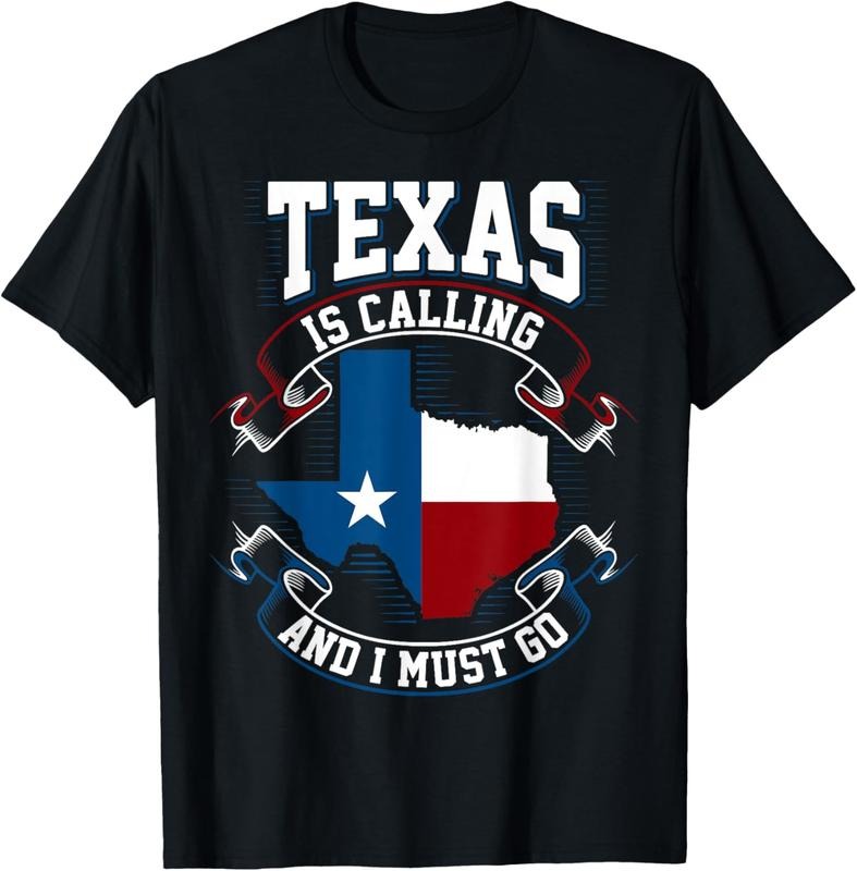 100% Cotton Texas Is Calling And I Must Go T-Shirt Hoodie Sweatshirt | PrintMintTees.com