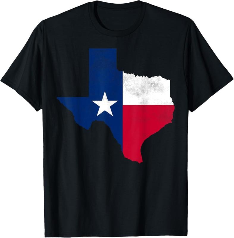 100% Cotton Texas State USA Distressed Flag Grunge Women Men  Texas T-Shirt Hoodie Sweatshirt | PrintMintTees.com